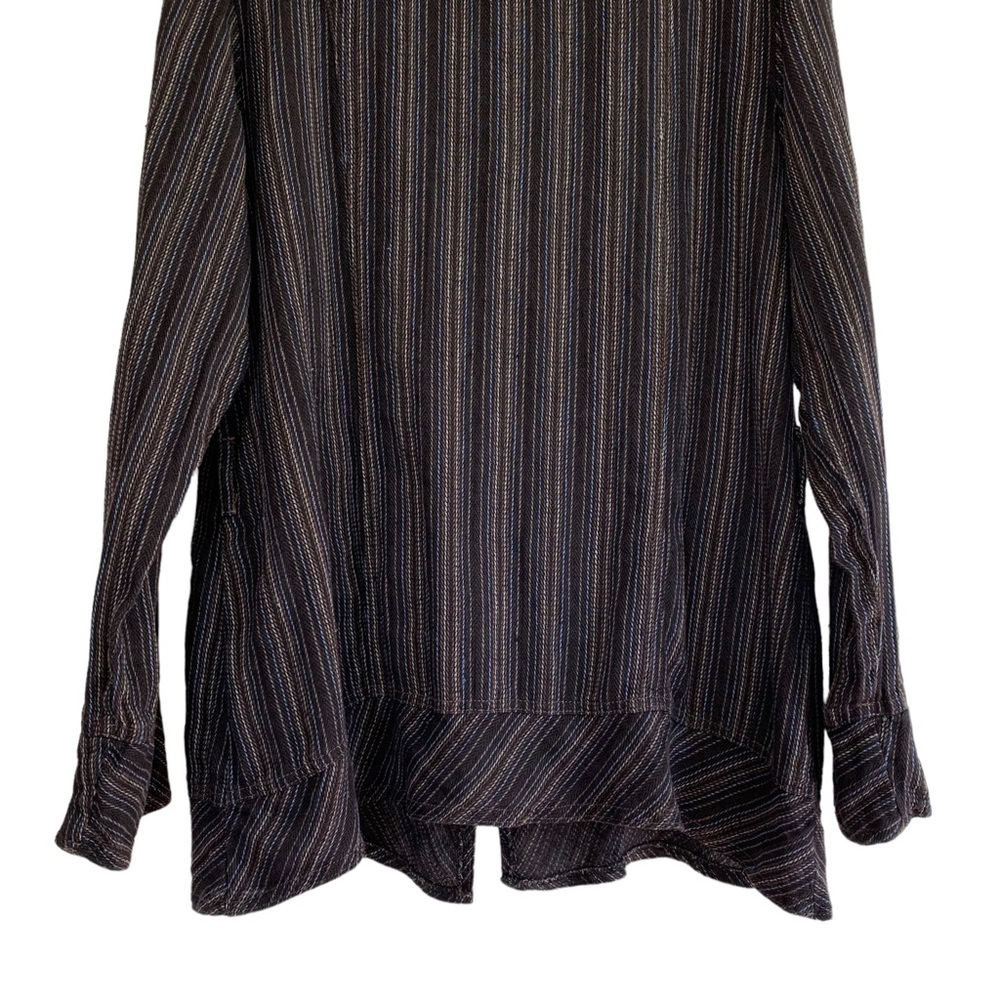 Solitaire 100% Linen Striped Jacket - Picture 7 of 8